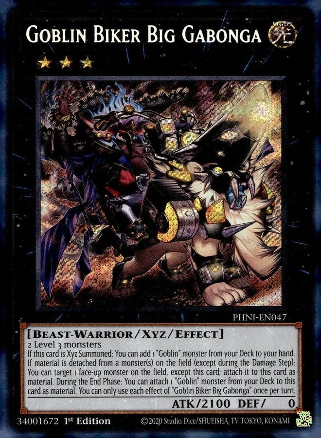 Goblin Biker Big Gabonga PHNI-EN047 - 1st Edition