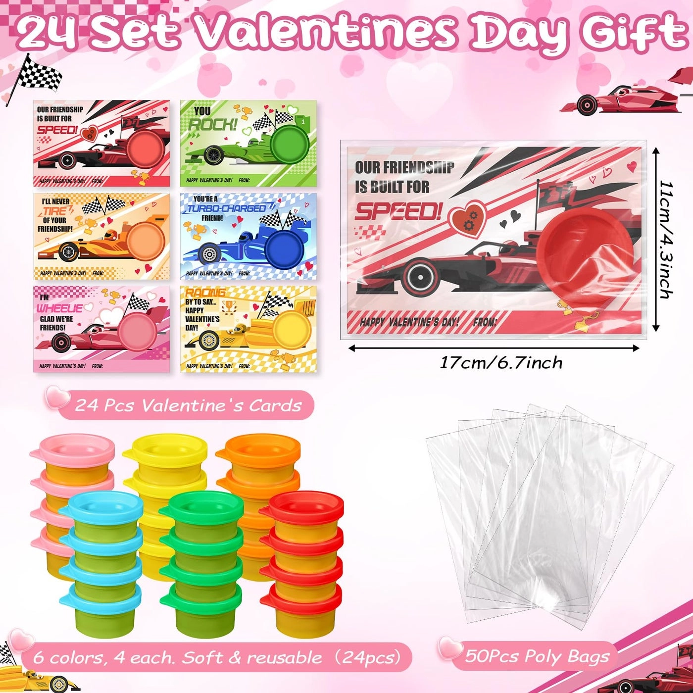 Modeling Clay Set - 24 pcs Site Vehicle