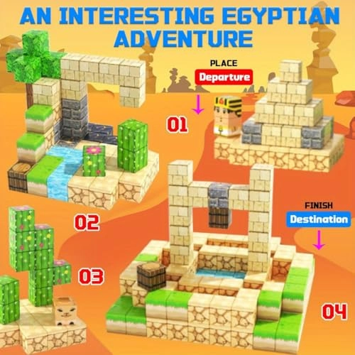 magnetic blocks - 4 years and up 100 pieces