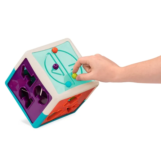 Shape Sorter - 12 shapes + Stacking Rings - 5 rings - 1+