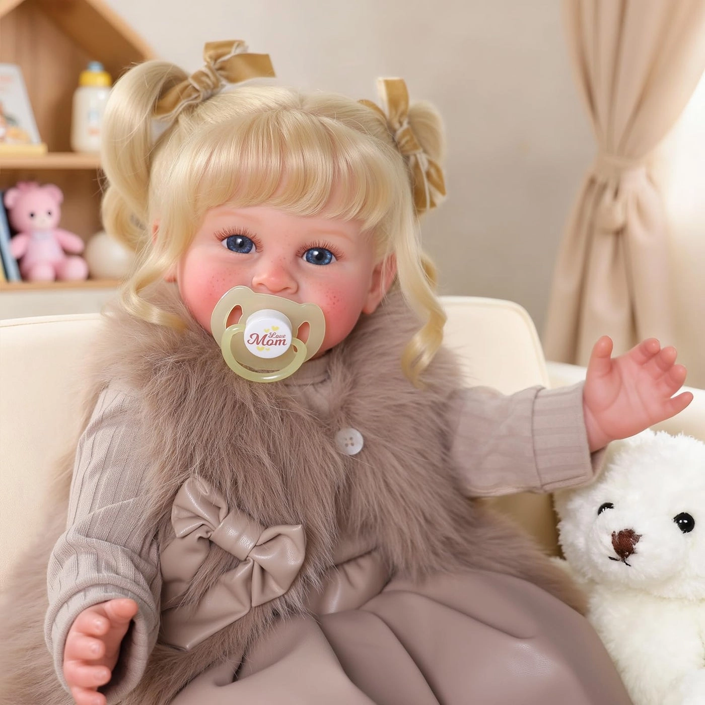 Kelly Reborn Baby Doll - 20 Inch Blonde Hair Ages 3+