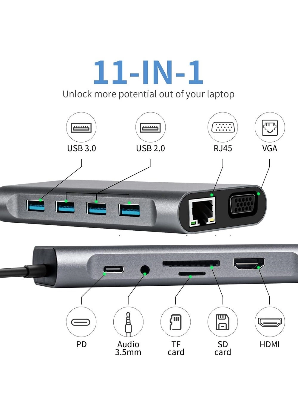 Multi-function Dock Station - Type-C
