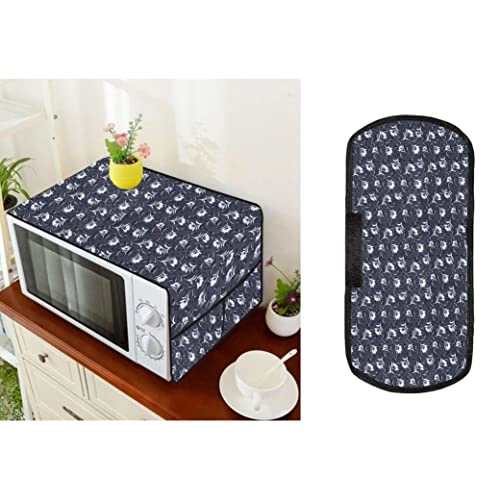 Microwave Oven Top Cover - 27 Litre 4 Utility Pockets