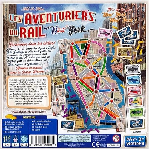 Ticket to Ride - London + Ticket to Ride - New York + Decaps (French)