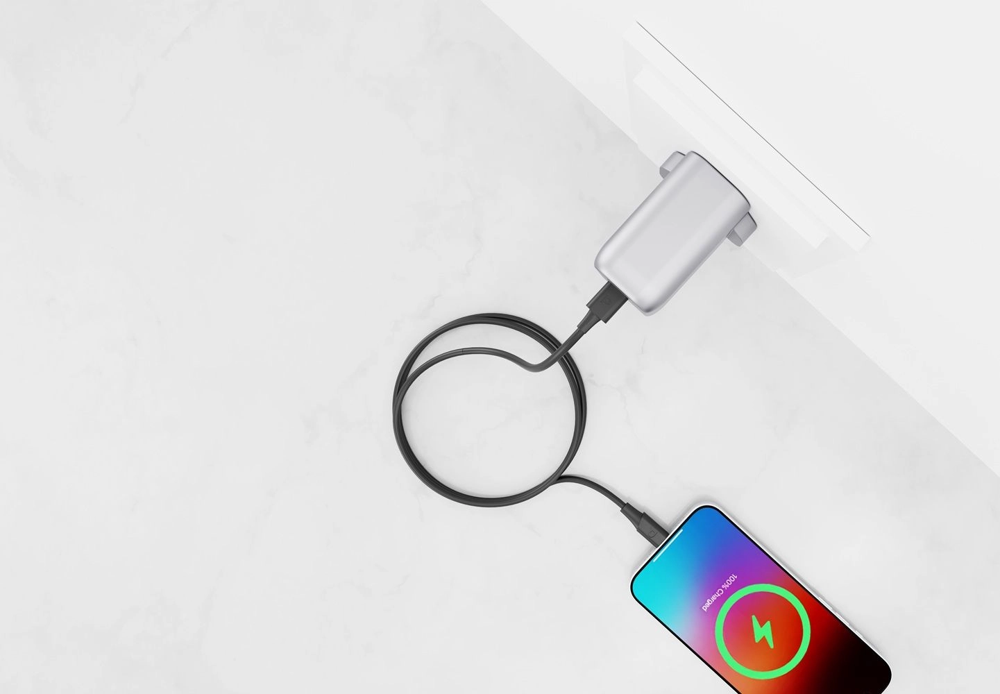 Power Sync Flex Cable 20W USB-A to USB-C 2m TPE