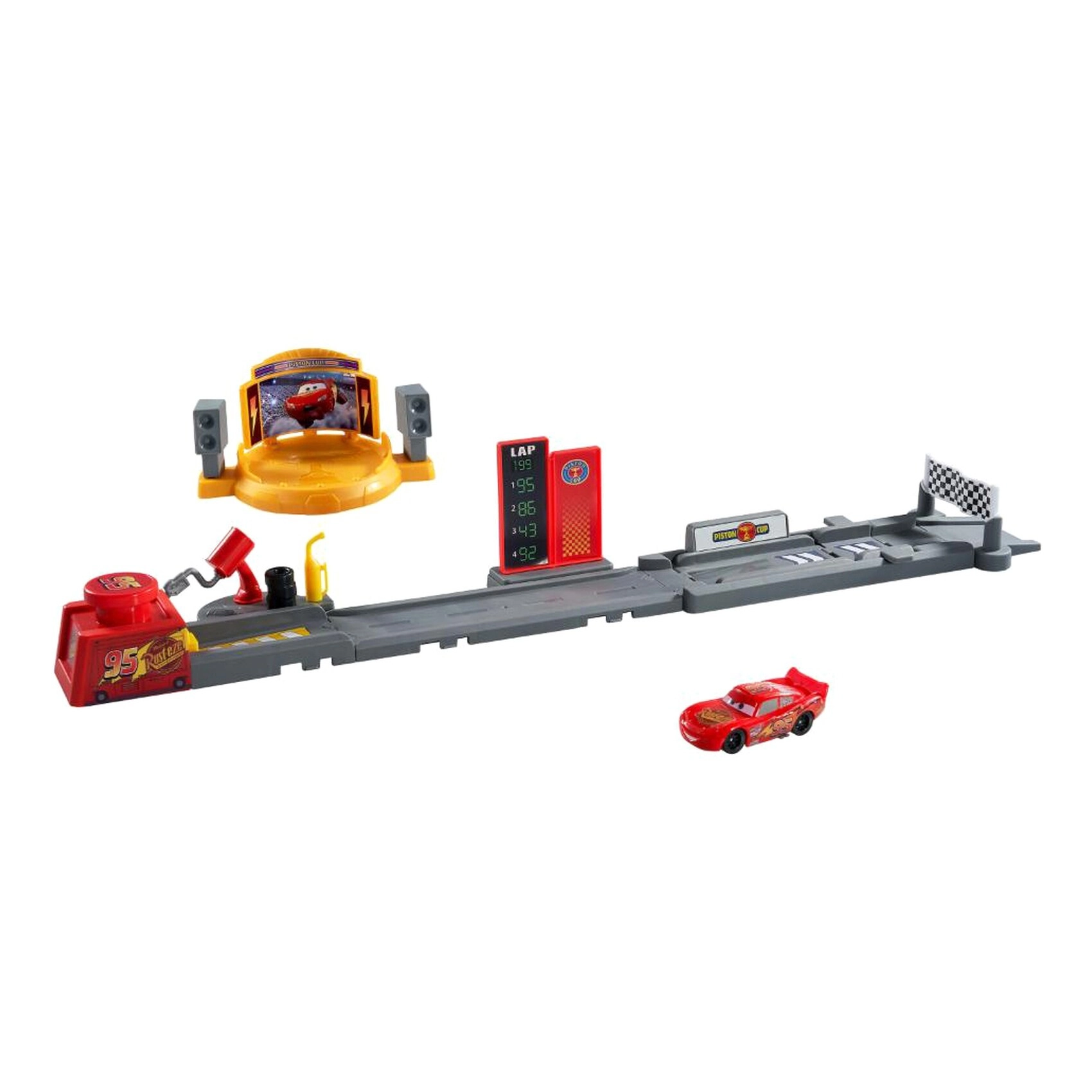 Piston Cup Jump and Stunt Runway Playset