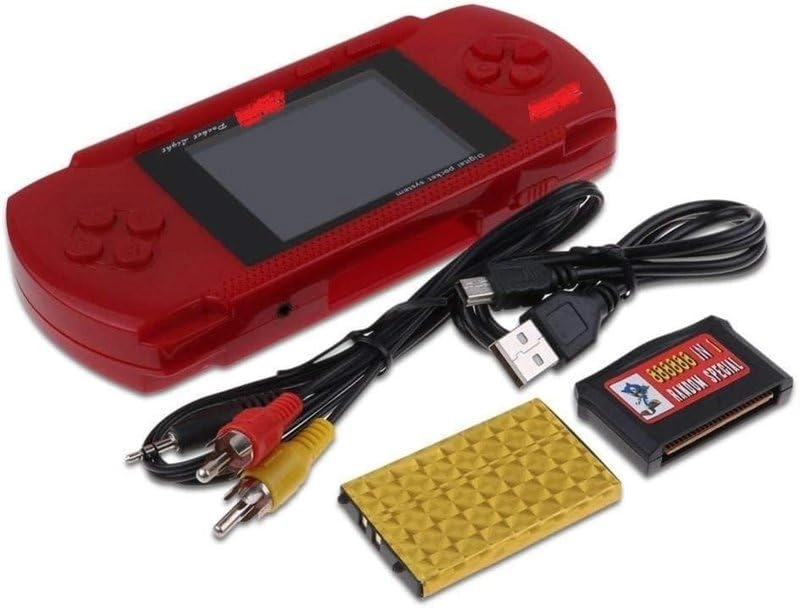Portable Handheld Game Console - 2.8-inch LCD 89 Built-in Games 8-bit
