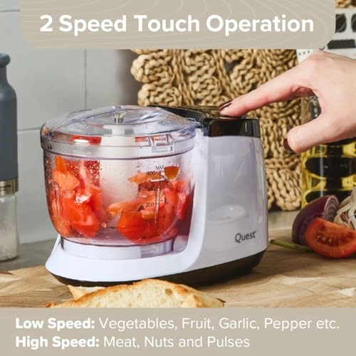 Mini Food Processor - 0.4 Liters Corded Electric