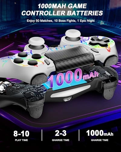 Wireless Controller - RGB WHITE