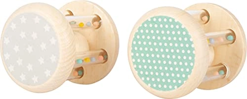 Animals Rattles - 0 months and up Wood set of 2