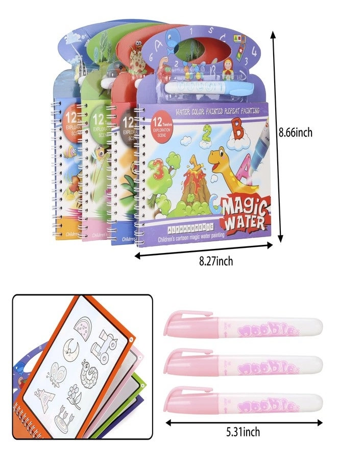 Magical Water Books - Reusable Cardboard With Doodle Pen