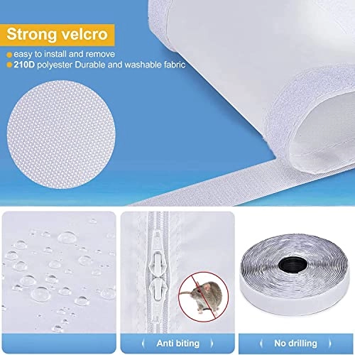 Window Air Conditioning - White 230CM Waterproof for Mobile Air Conditioners