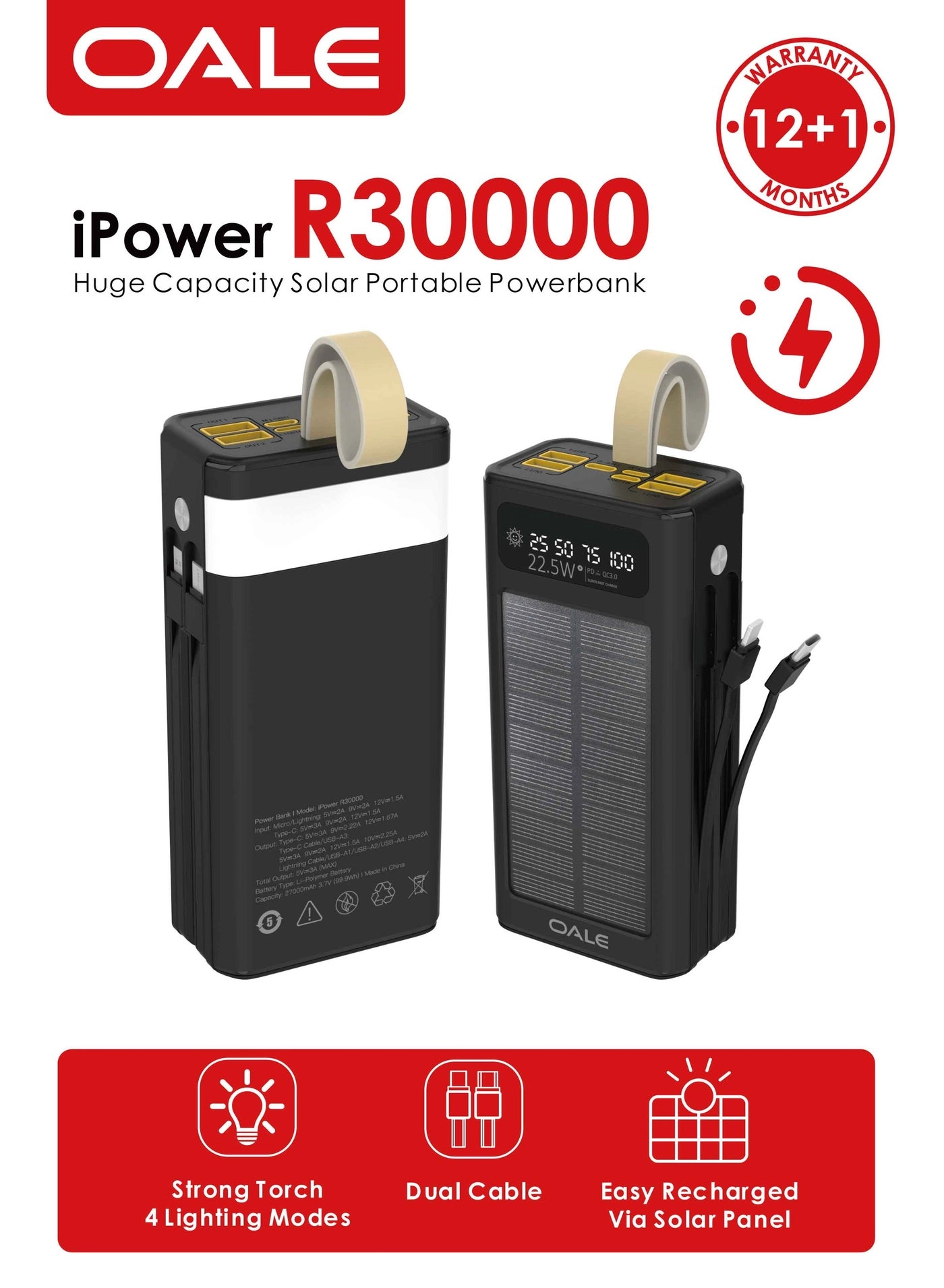 Q30000 - 27000mAh 22.5W