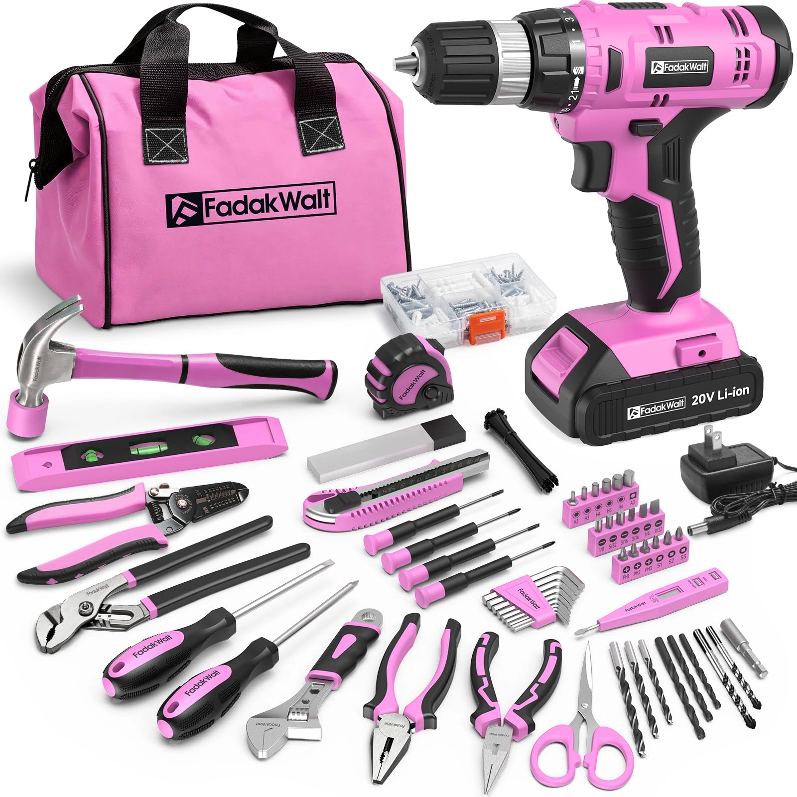 FADAKWALT Cordless Drill - 20V 30 N.m