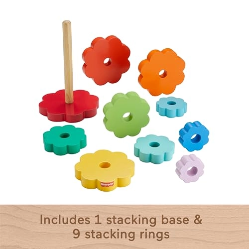 Wooden Ring Stacker - 18 months - 3 years 10 piece(s)