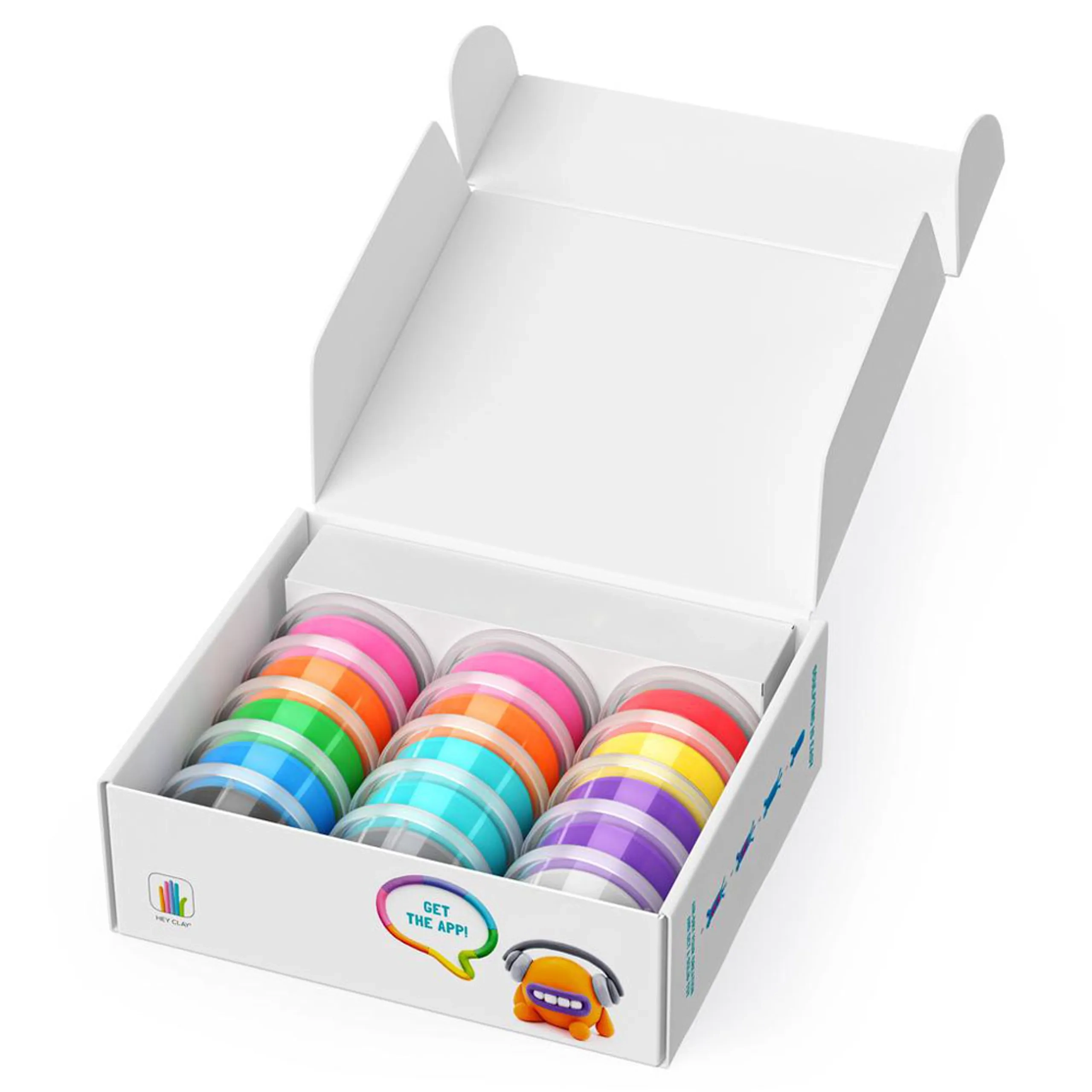 Aliens Modelling Air Dry Clay Kit - 850g 15 pcs.