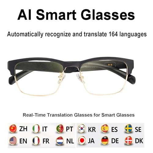 Smart Glasses - Bluetooth 5.4 IP5 Blue Light Blocking