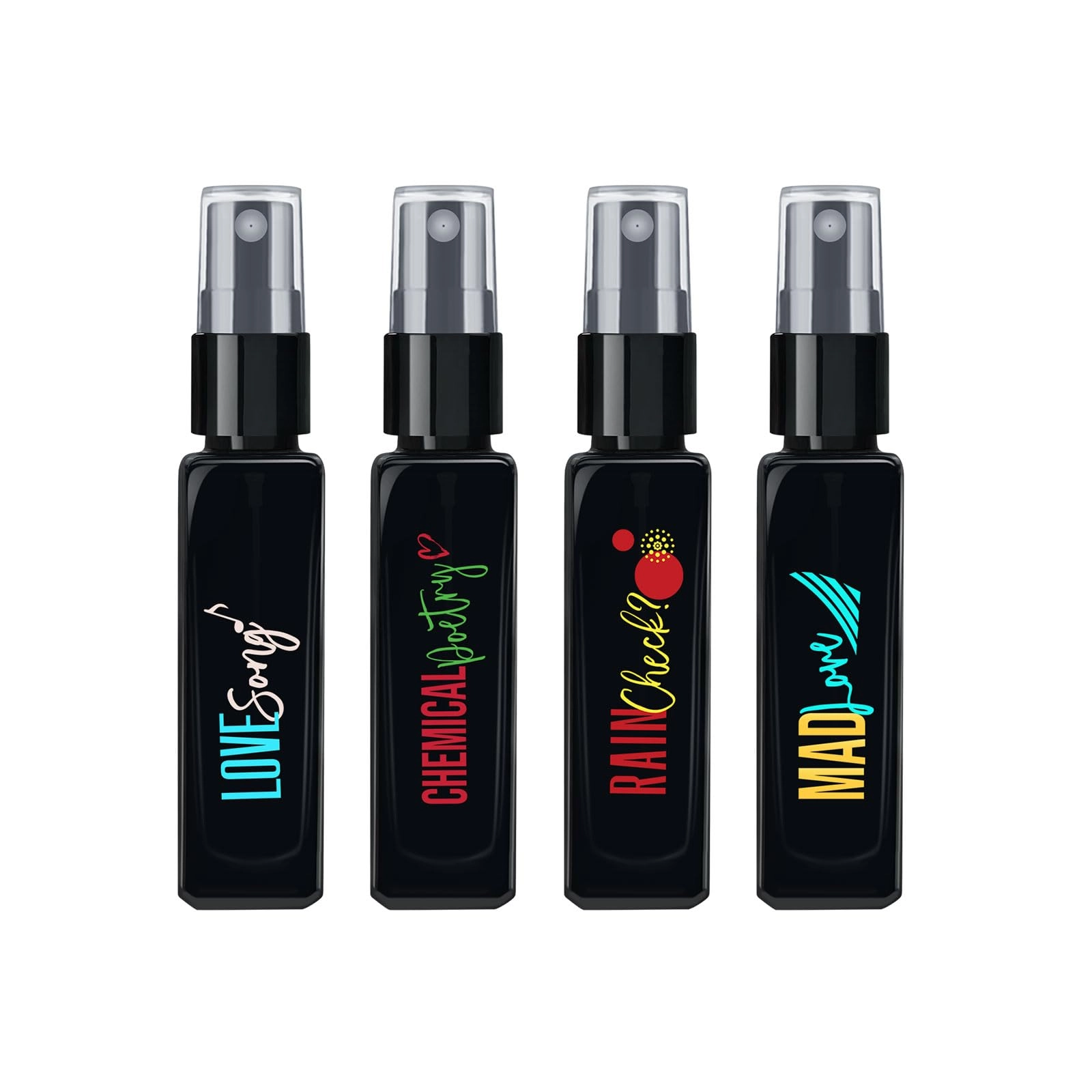 Floressence Perfumes pvt. Ltd Love Song Eau de Parfum 8ml + Chemical Poetry Eau de Parfum + Rain Check Eau de Parfum + Mad Love Eau de Parfum