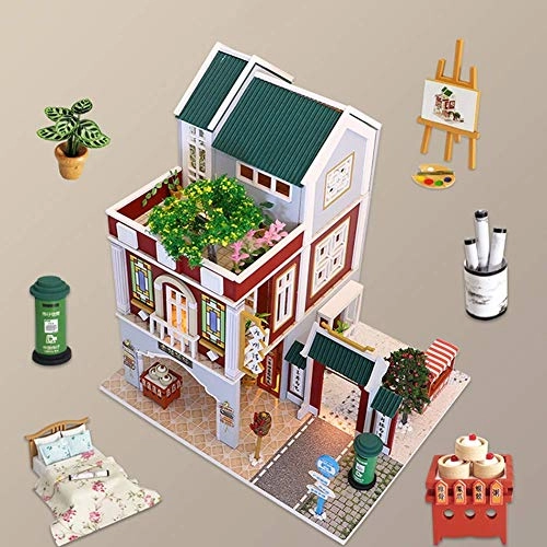 Dollhouse Miniature DIY House Kit - 1:24 Scale