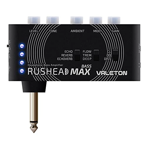 Rushead Max Bass - Headphone amp USB Rechargeable Portable