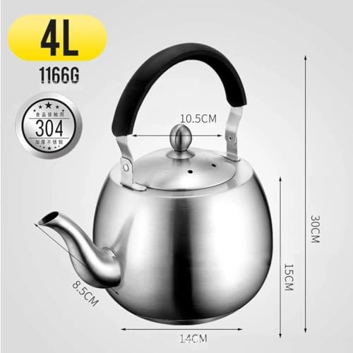 Stovetop Induction Whistling Kettle - 5L