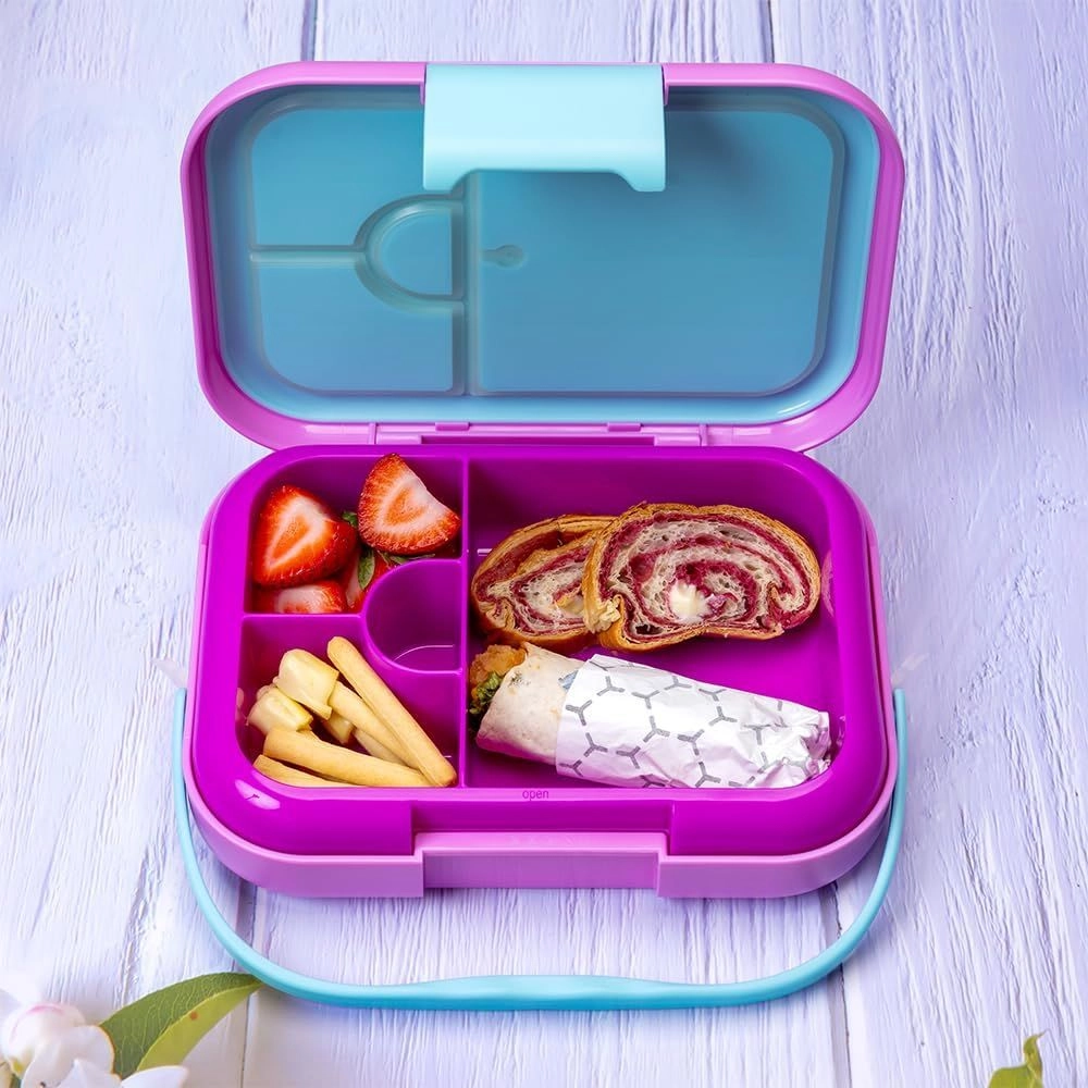 Convertible Bento Lunch Box - T-Rex Grey 6 And 4