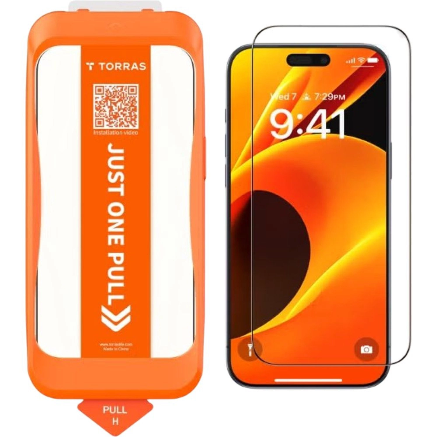 Torras Clear Tempered Glass Screen Protector for iPhone 17 Air