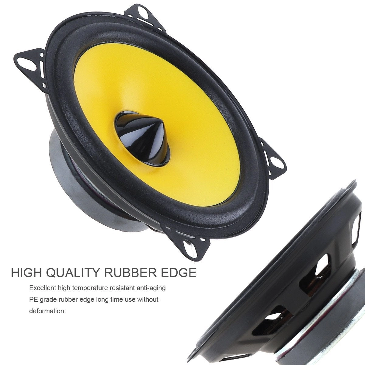 4 inch 2-Way Full Range Car Speaker - 4 Inches Coaxial