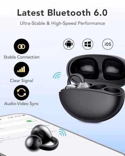 Clip On Earbuds Wireless Earbud