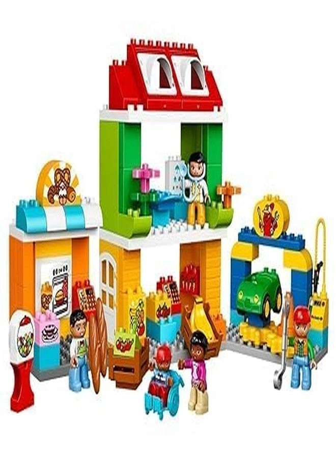 EXOMOON My Towen Block Set - Man, Shop, Car and Doctor Building Blocks