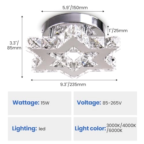 LED Chandelier - 2700K-6000K Dimmable