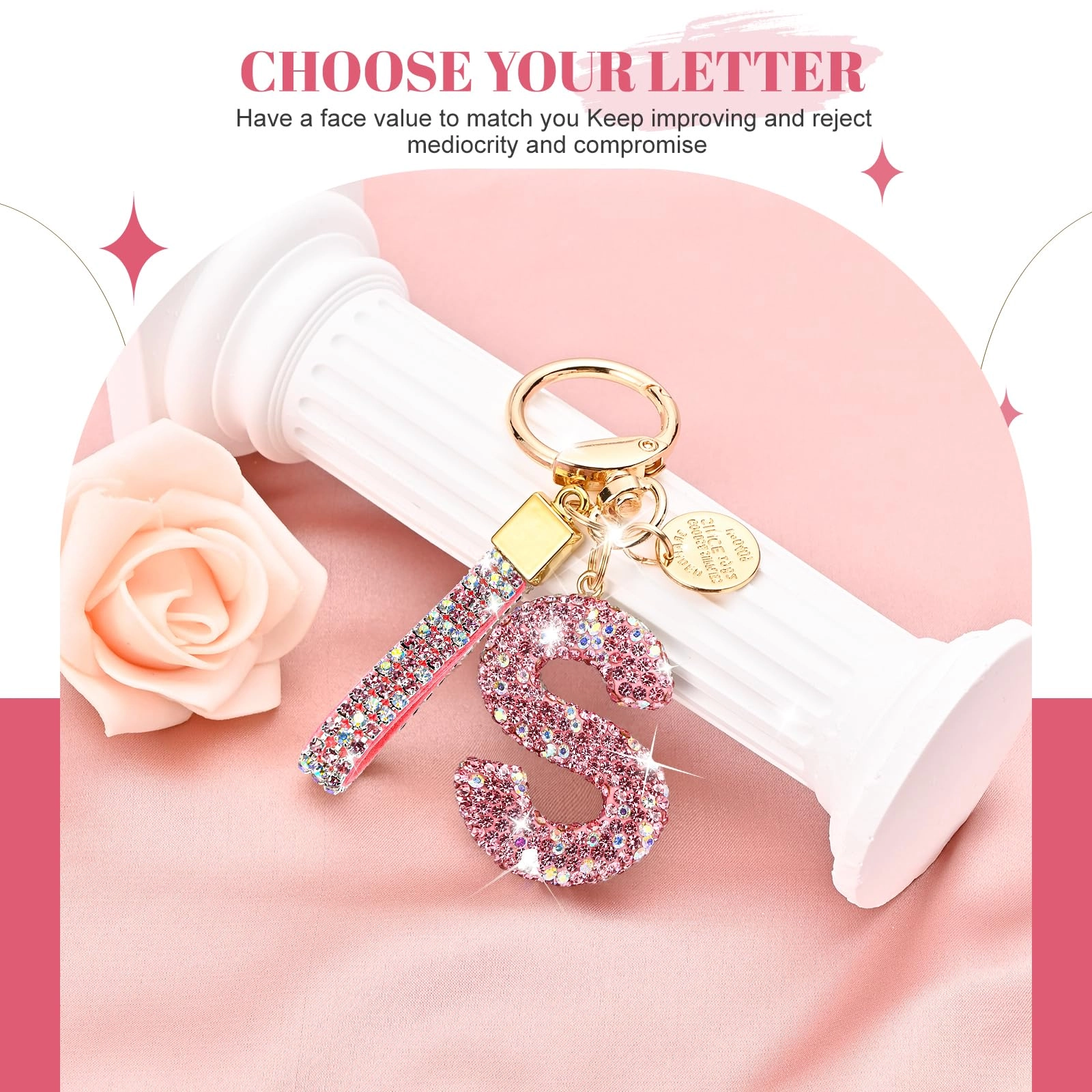 Initial Letter Keychain