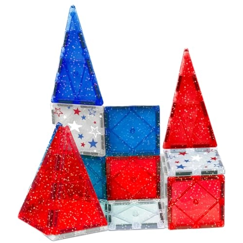 Magnetic Tile Set - 14pcs Architecture