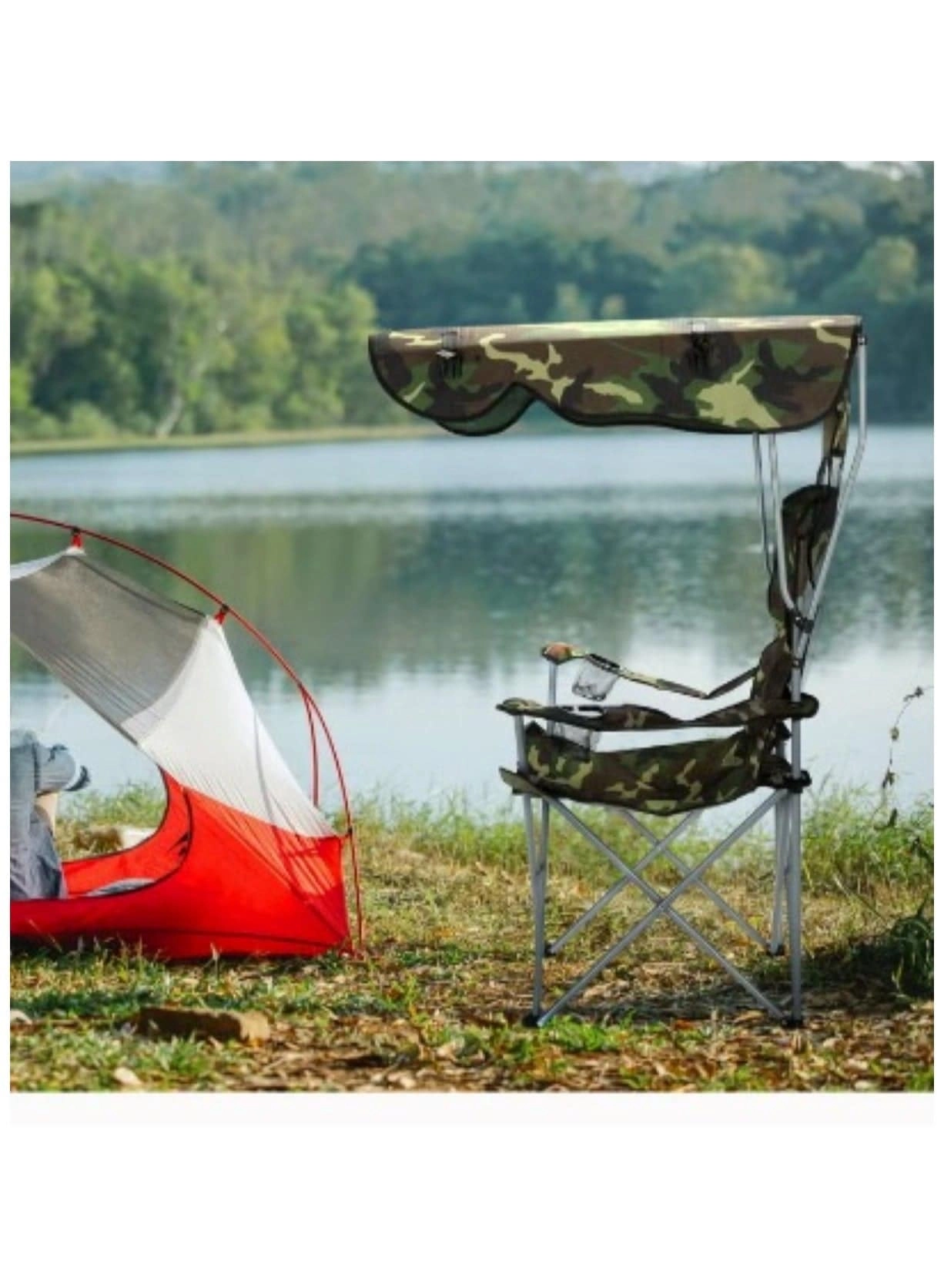 Portable Comfort Folding Camping Chair - 150kg