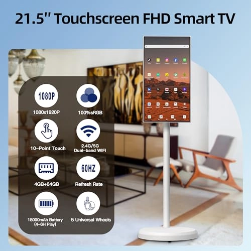 Portable Smart TV - 1080P 21.5 Inch