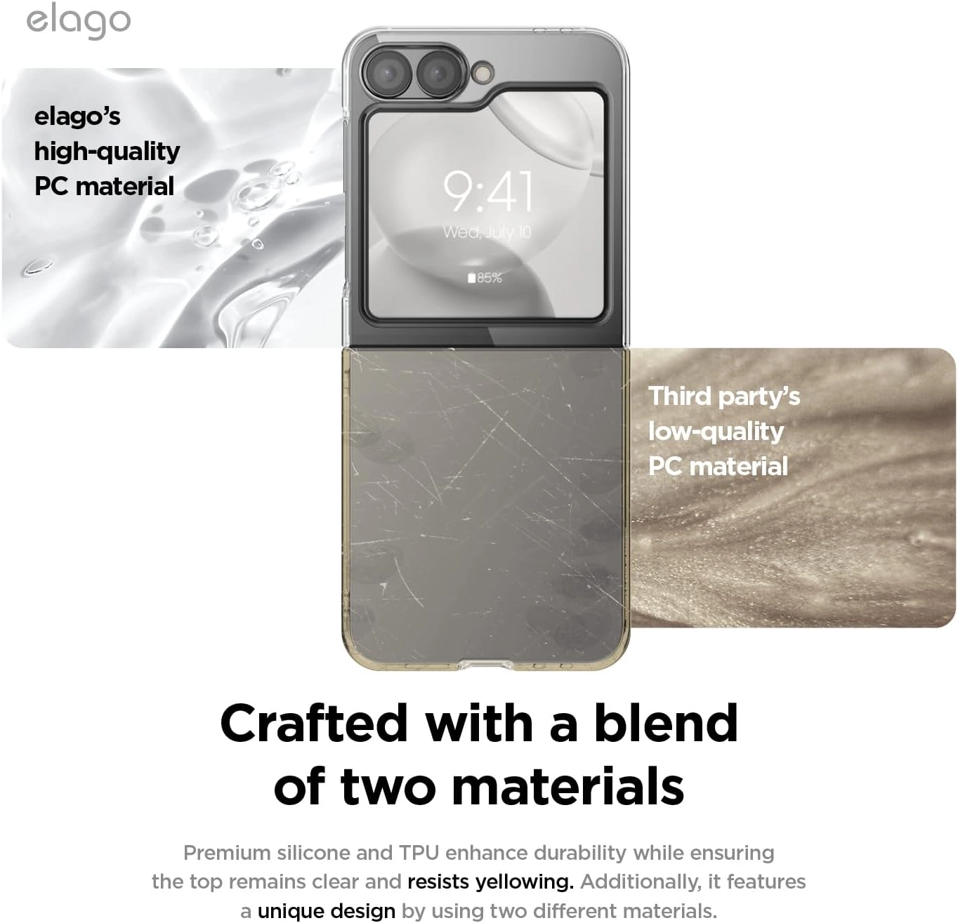 Flip Cover Mobile Case with MagSafe for Samsung Galaxy Z Flip6