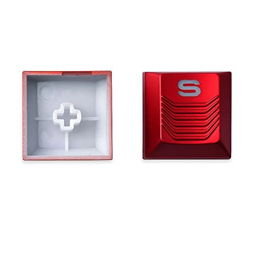 Texture Tactility Backlit Keycaps - Red