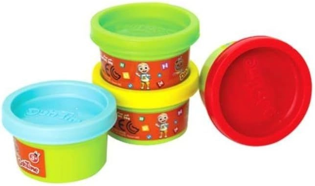 DohTime Cocomelon Bright Colors Dough - 3+ years 4 pcs
