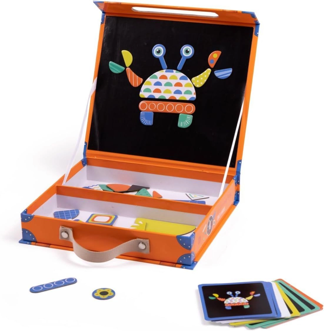 Magnetic Crazy Shapes And Cards Game - 3+ 67 pieces