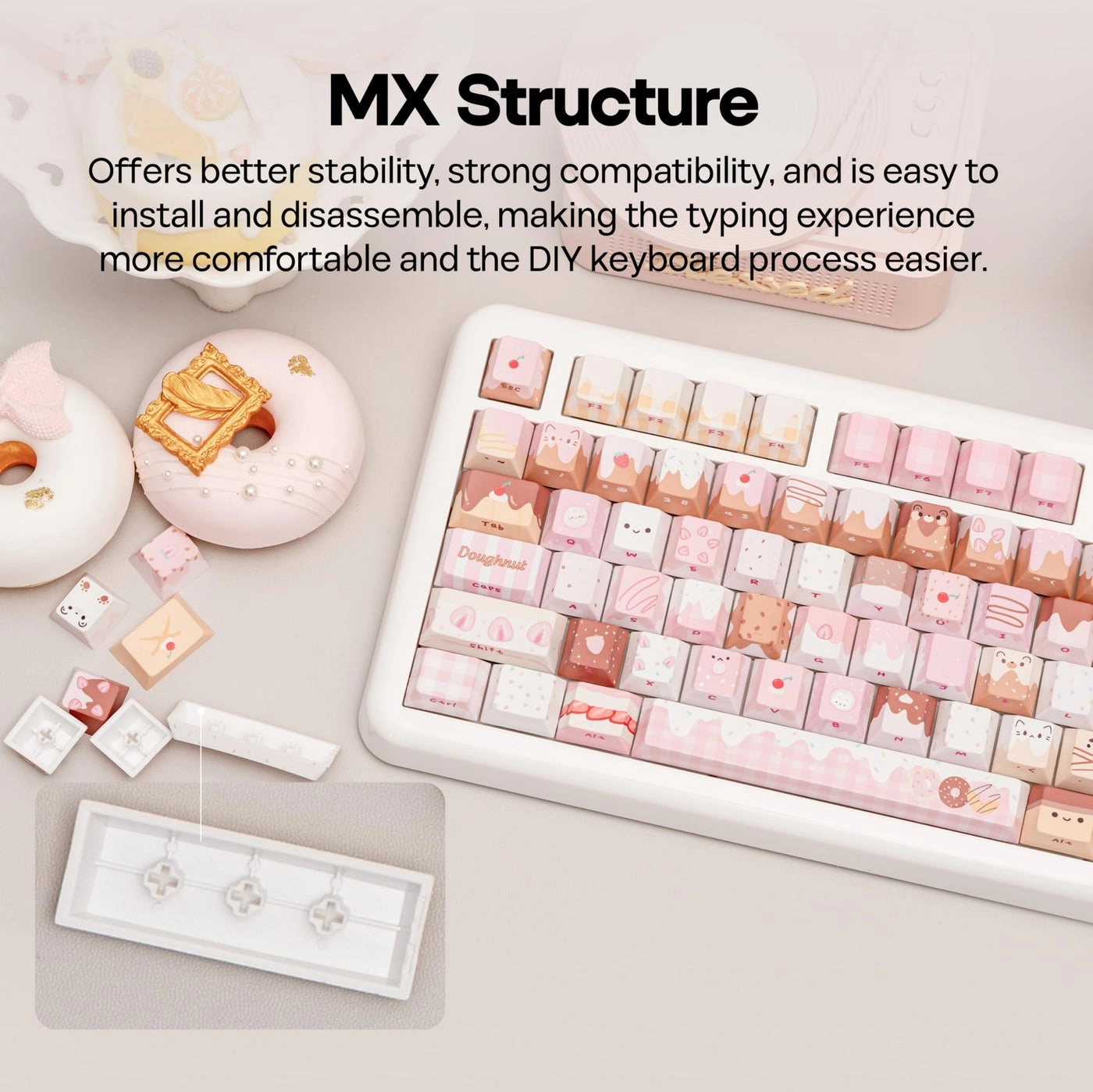Dough Fluff Keycap Set