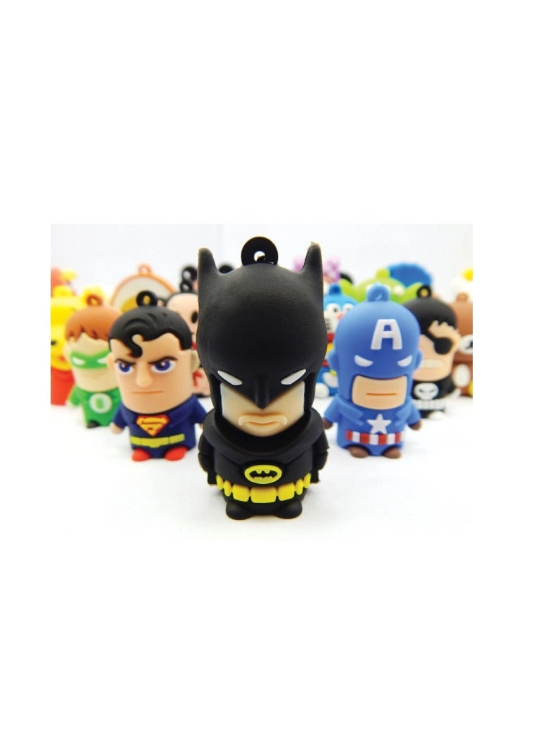 KHAMI-CO Custom PVC USB Drive - Superhero designs USB 2.0/3.0 8GB-64GB