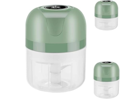 Mini Food Chopper - 8.5oz 3.3oz Cordless Rechargeable