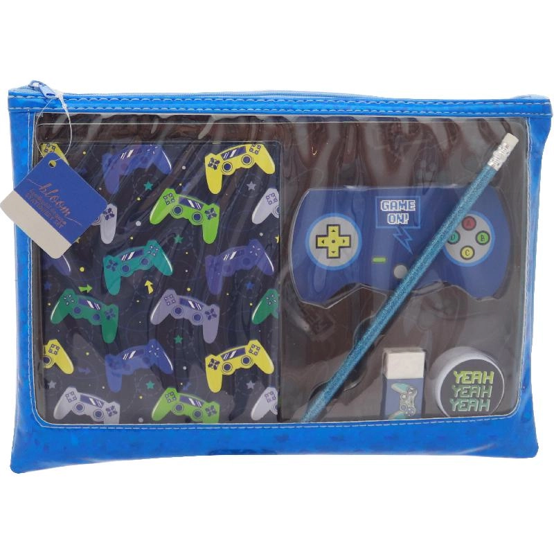 Boy Game Stationery - 5 Items Set