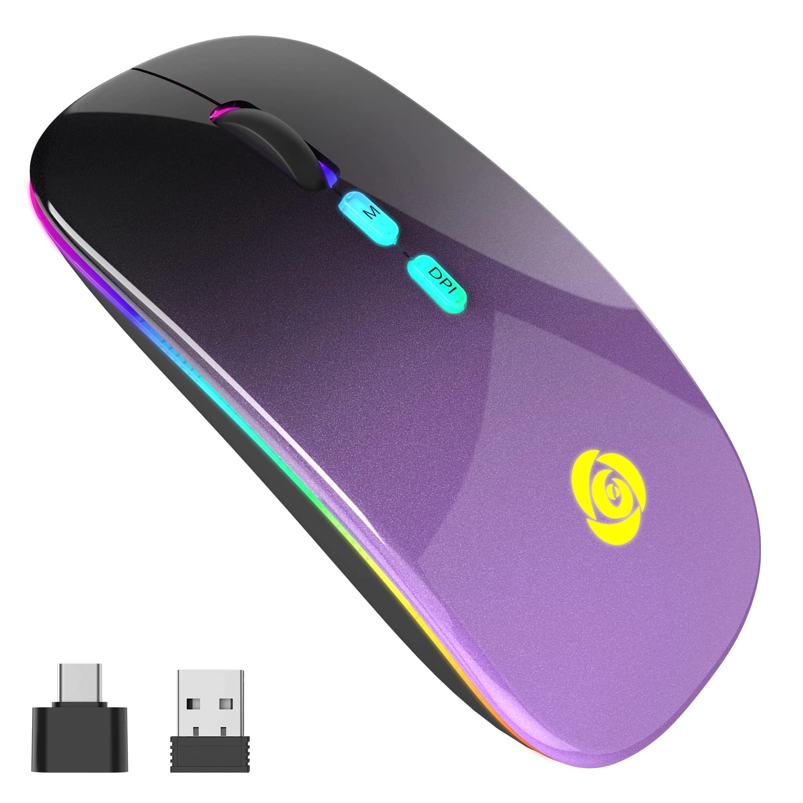LED Wireless Mouse - Bluetooth