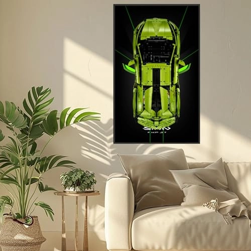 Display Wall Board (42115) - 80 x 50 cm aluminium alloy frame