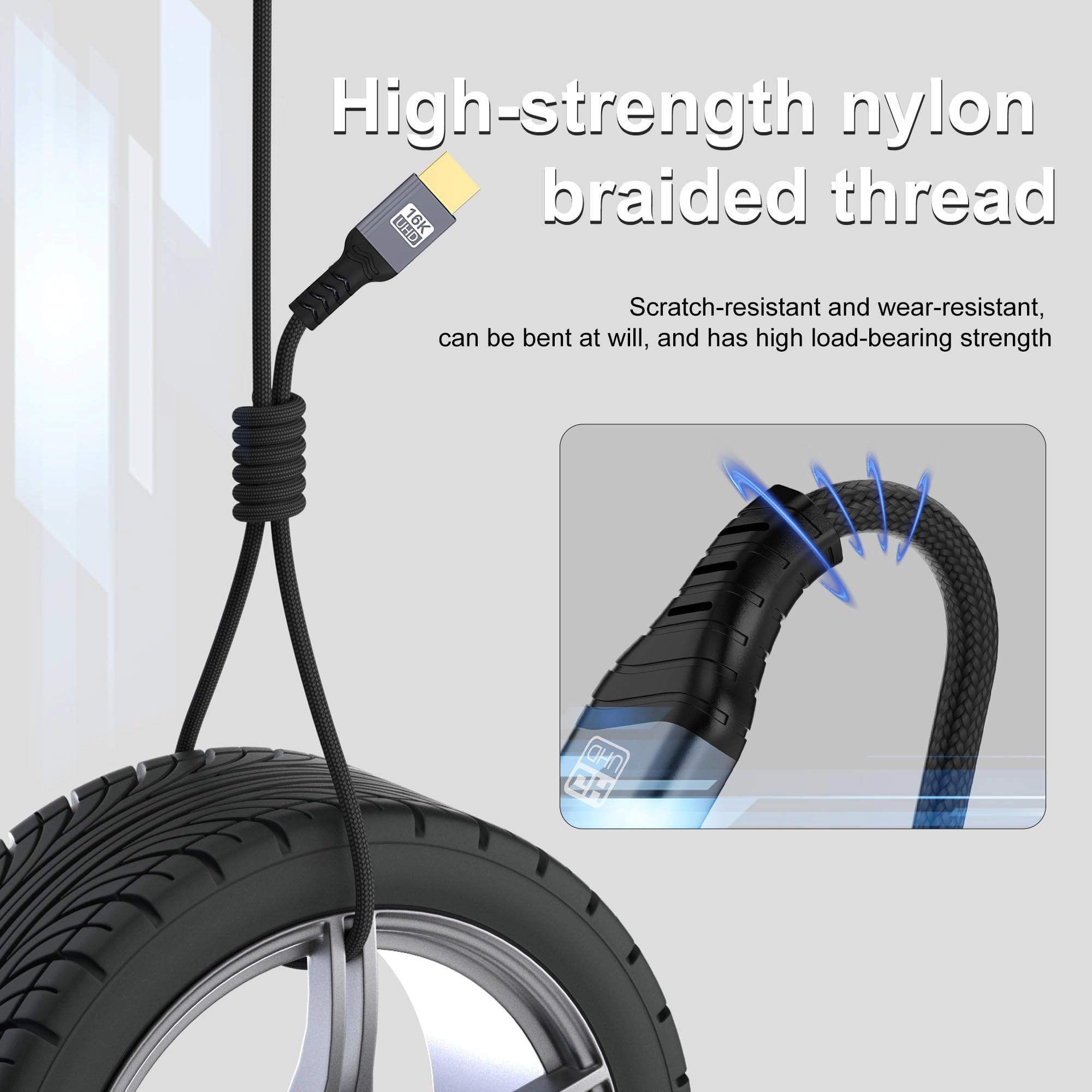 8K HDMI Cable 0.5m with Ethernet