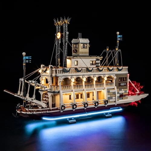 2.0 Light Kit - Plastic for LEGO Ideas River Steamboat 21356