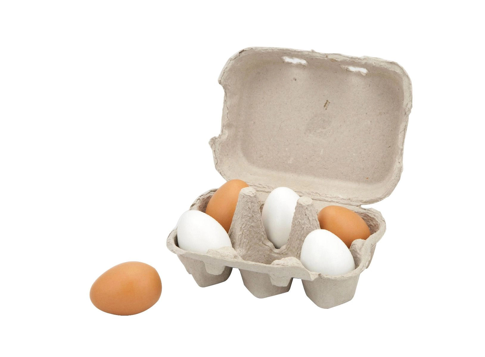 Wooden Eggs - Suitable for 2 years & above 6pcs