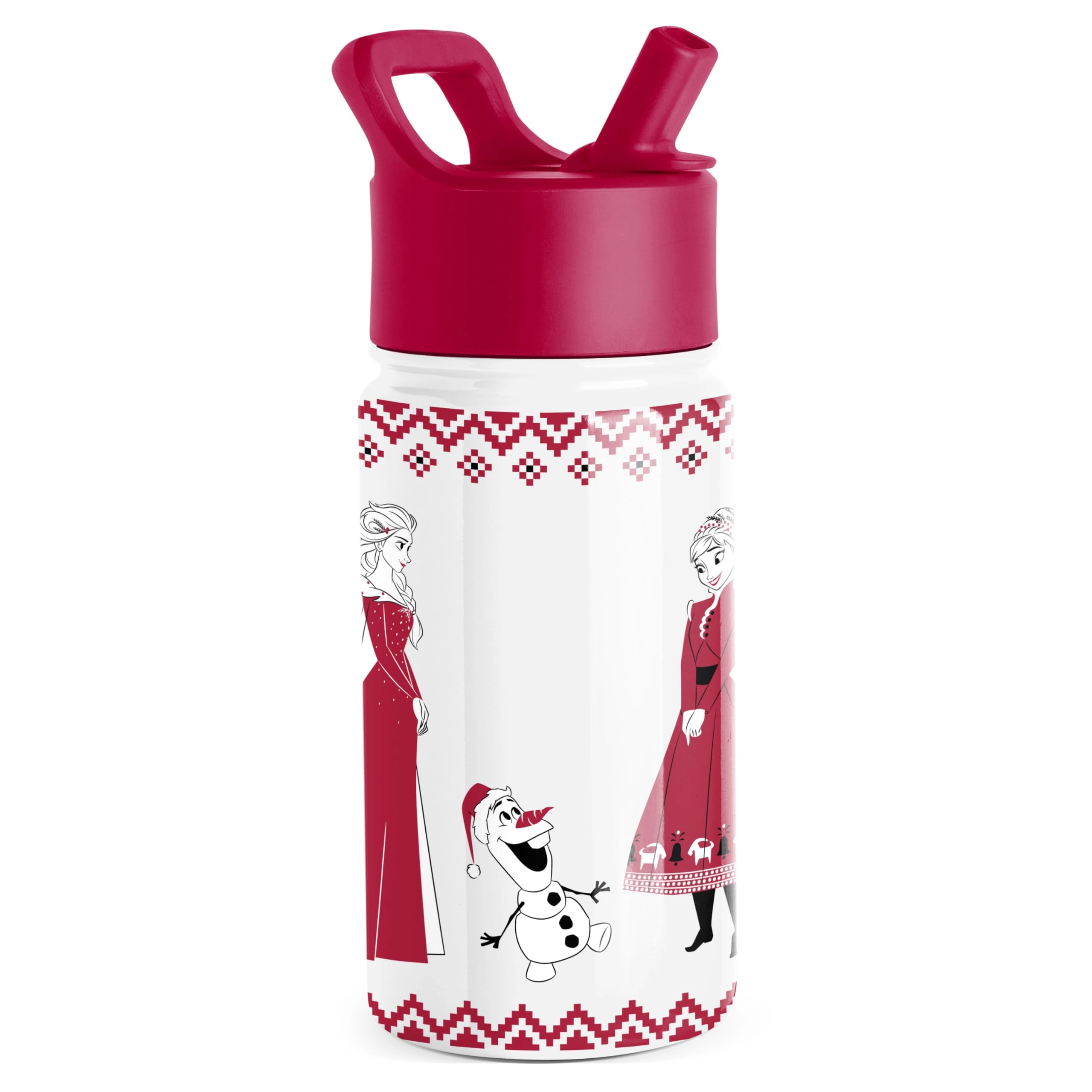 Simple Modern Disney Frozen Summit Kids Water Bottle - Straw Cap