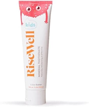 RiseWell Kids Cake Batter Hydroxyapatite Toothpaste 3.4 Ounce
